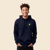 Dalix Alien Embroidered Fleece Zip Hoodie Cold Fall Winter Mens - 3 of 4