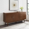 GDFStudio Onions Mid-Century Modern 70" Wood Sideboard with 2 Doors and 3 Drawers - 2 of 4