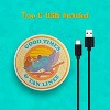 Disney Lilo and Stitch Wireless Charging Pad - Universally Compatible Qi-Enabled Charging Station for All Phones - 3 of 4