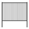 ALEKO Lyon Style Unassembled Steel Fence, 8' x 6' Black - 3 of 4