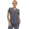 Saint Scrubs Womens 9-Pocket Medical Uniform Set- V-Neck Stretch Top with Seven Pocket Jogger Scrub Pant - 4 of 4