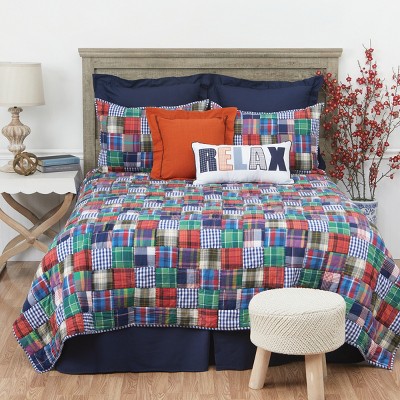 C&F Home Madras Plaid Twin Quilt