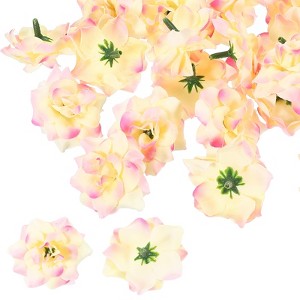 Unique Bargains Home Housewarming Decor DIY Craft Artificial Roses Head 100 Pcs - 1 of 4