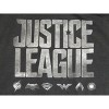 DC Comic Book Justice League Logo  Black Hooded Sweatshirt - 2 of 2