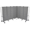 Hampden Furnishings Otis Collection Portable 7 Panel Room Divider - 2 of 4