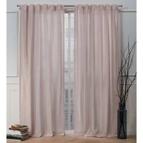 light pink curtains canada
