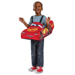 Disney Cars Lightning McQueen Toddler Pop Out Costume One Size Fits Most - 1 of 4