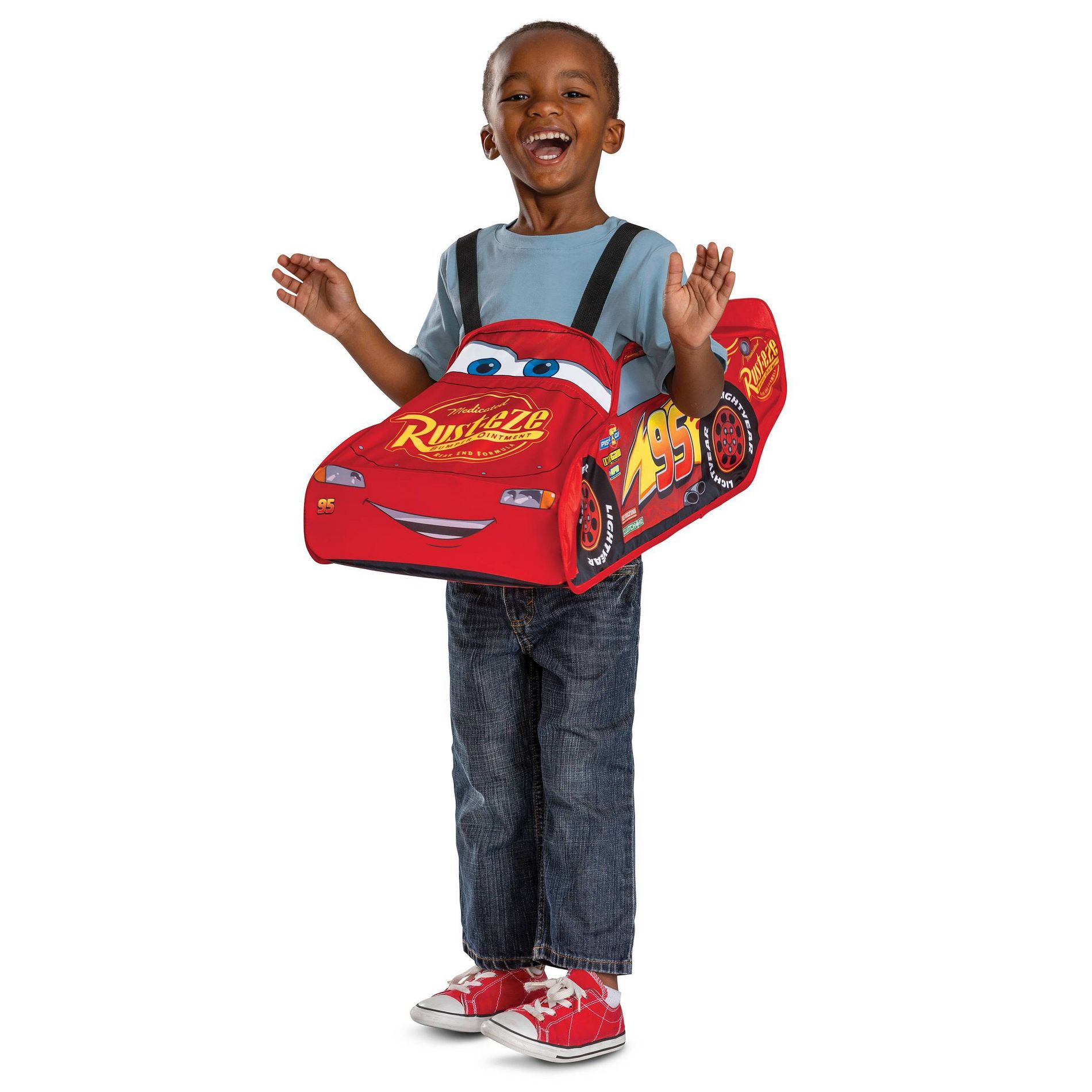 Disney Cars Lightning McQueen Toddler Pop Out Costume One Size Fits Most