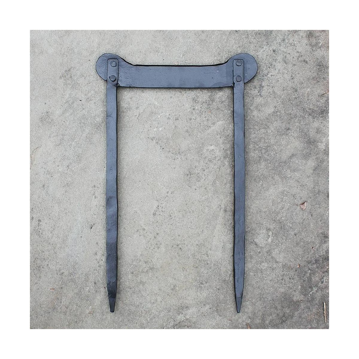 17" x 11" Steel Boot Scraper for Mud, Snow and Ice Black - ACHLA Designs - thumbnail 2