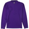 Reebok Mens LA Kings 1/4 Zip Graphic T-Shirt, Purple, Small - 2 of 2