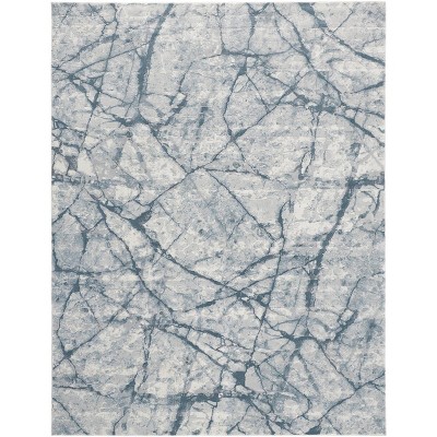 Feizy - Emory Industrial Abstract, Blue/gray/ivory, 2' X 3' Accent