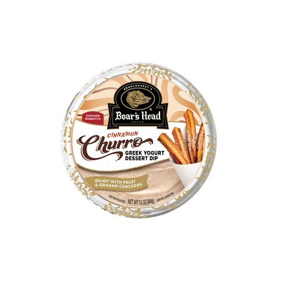 Boar's Head Cinnamon Churro Greek Yogurt Dessert Dip - 12oz