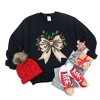 Simply Sage Market Women's Graphic Sweatshirt Holly Leaves Coquette - 3 of 4