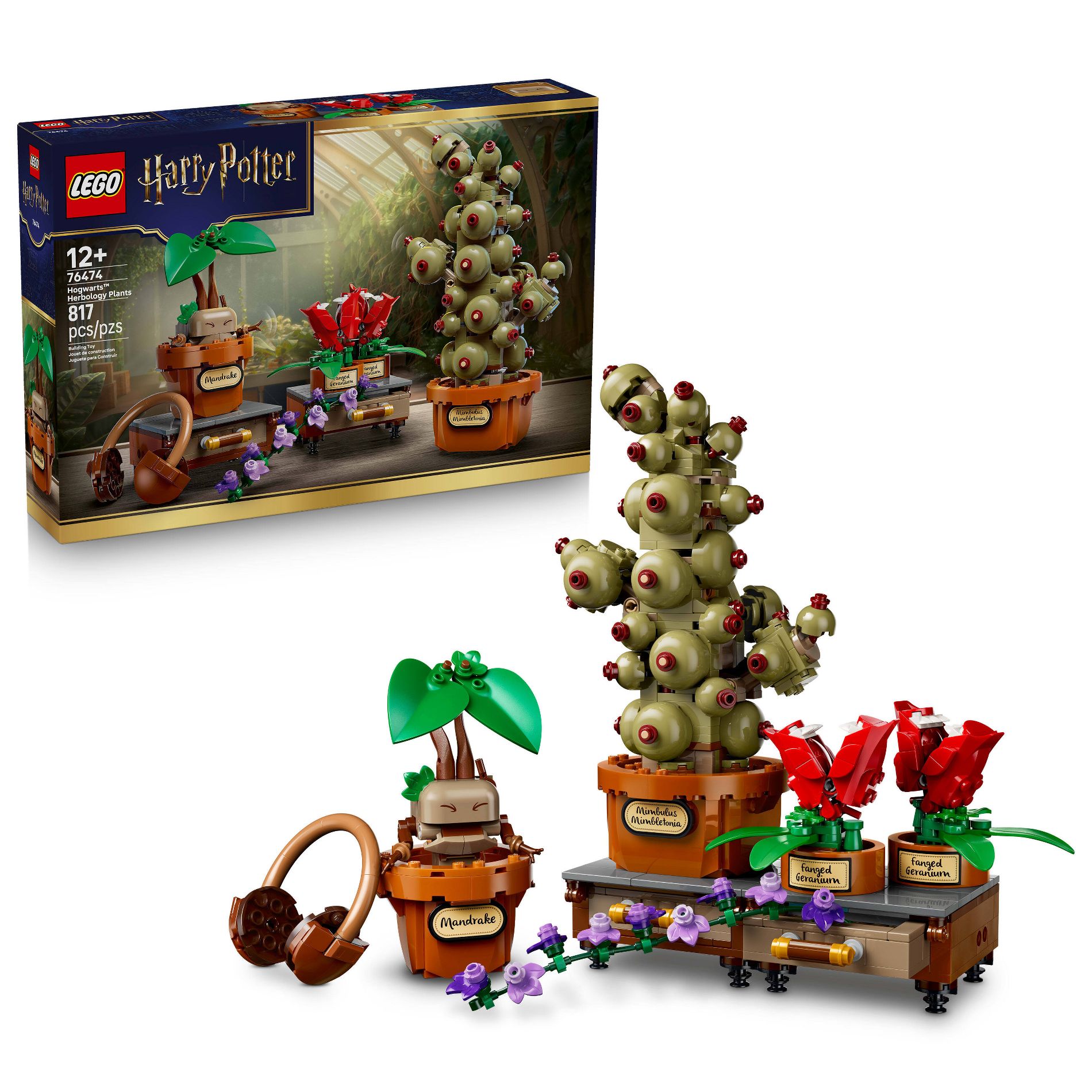 LEGO Harry Potter Hogwarts Herbology Plants 76474