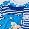 Toddler Boys' 4pc Snug Fit Cotton Sonic the Hedgehog Pajama Set - Blue - 3 of 4
