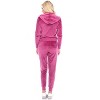 Women's 2 Piece Velour Tracksuit Set - White Mark - 4 of 4