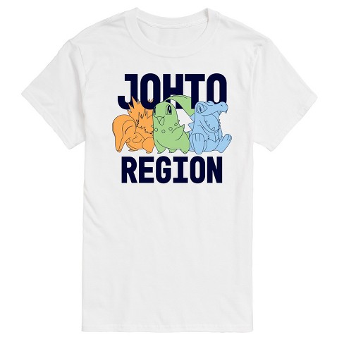 Men's - Pokémon - New Horizons Chikorita Cyndaquil Totodile Johto Region Short Sleeve Graphic T-Shirt - image 1 of 4