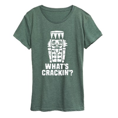 Women's - Instant Message - Whats Crackin Short Sleeve Graphic T-Shirt
