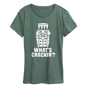 Women's - Instant Message - Whats Crackin Short Sleeve Graphic T-Shirt - 1 of 4