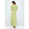 WEST K Women's Georgia Faux Wrap Dress with High-Low Hem and Tie Waist - 4 of 4