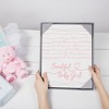 Pavilion Gift Company - Beautiful Baby Girl - 12" x 15" Embroidered Plaque - Wall Sign Panels - 4 of 4