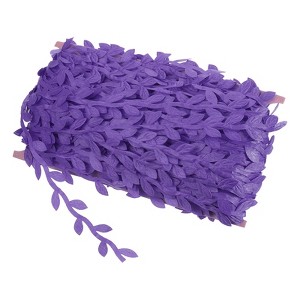 Unique Bargains Polyester Natural Design Flexible Durable Leaf Ribbon - 1 of 4