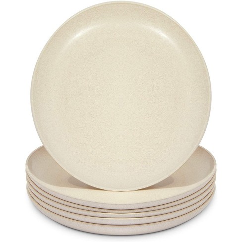 Wheat Straw Student Meal Plate Large Unbreakable Divided Plates