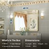 Keonjinn Framed Wall Mirror, Modern Rectangular Bathroom Vanity Mirror, Wall Mounted - 3 of 4