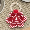 Pavilion Gift Company - Happy Paw-lidays - 9" Canvas Dog Toy on Rope - Pet Toy - 2 of 4