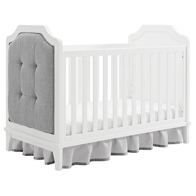 upholstered baby crib