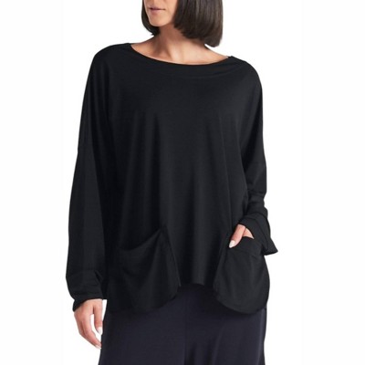 Women's 2 Pocket Long Sleeve Top - PLANET by Lauren G.
