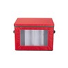 Tall Wine and Bottle Storage Chest, Red and Green - 3 of 4