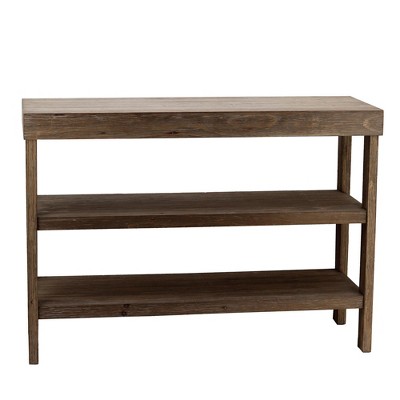 VIP Wood 44.75 in. Brown Plant Display 3 Tier