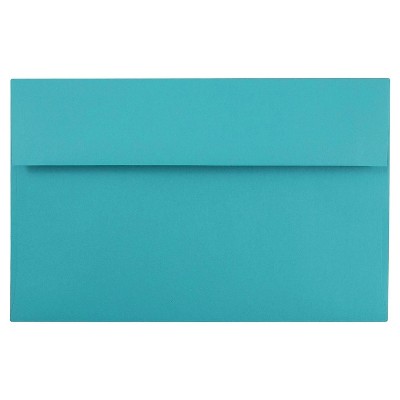 Jam Paper Brite Hue A10 Envelopes 6 X 9 1/2 50 Per Pack Sea Blue : Target