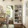 FUFU&GAGA White Cabinet with 4 Glass DoorStorage Cabinet Pantry - 3 of 4