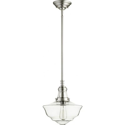 Quorum Lighting 1 - Light Pendant in  Satin Nickel