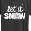 Women's - SpongeBob SquarePants - Let It Snow Short Sleeve Graphic T-Shirt - 2 of 4