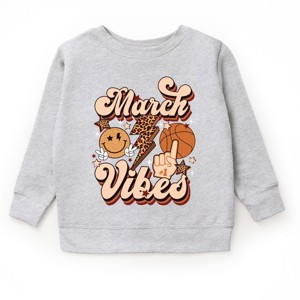 The Juniper Shop March Vibes Basketball Cheetah Youth Sweatshirt - 1 of 4