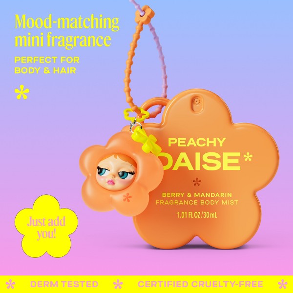 DAISE Mini Body Mist + Charm - Durazno - 1.01 fl oz 2