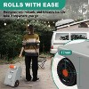 VINGLI 6.6 Gallon Tote Tank, Portable Wheeled Fresh Water Tank for Camping/Picnic/Camper/RV, Food Grade Safety - 2 of 4