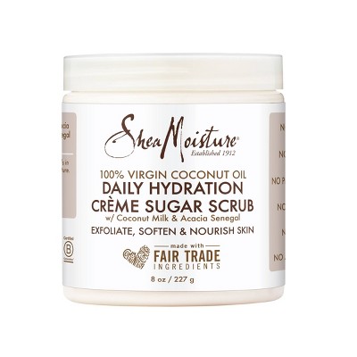SheaMoisture Virgin Coconut Oil + Sugar Daily Hydration Scrub - 8oz