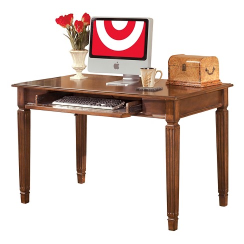 Hamlyn Home Office Small Leg Desk Medium Brown Signature Design
