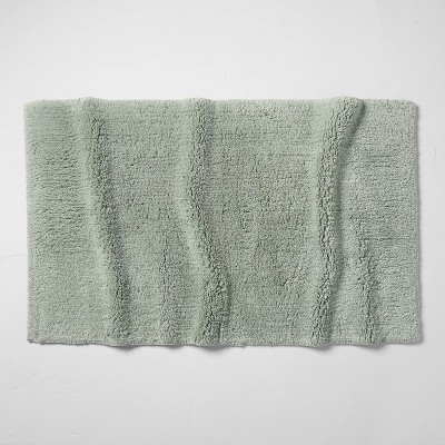 24"x40" Ultra Soft Tufted Bath Rug Light Sage Green - Casaluna™