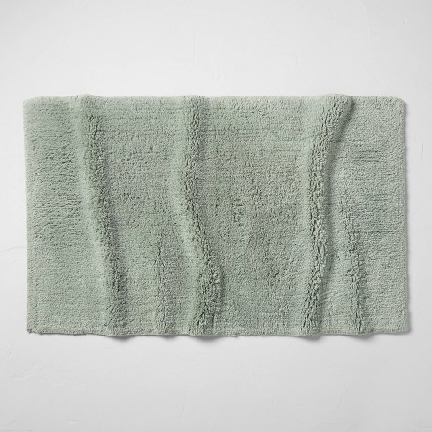 21x34 Textured Bath Mat Washed Black - Casaluna™ : Target