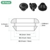 Unique Bargains Rubber Corrosion-Resistant Snap-in Locking Hole Plugs Black - 3 of 4