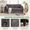 KTMBDW 68.9 Inch Loveseat Sofa with USB Charging Port, Modern 2-Seats Sofa for Living Room & Bedroom, Breathable Chenille Fabric - 4 of 4