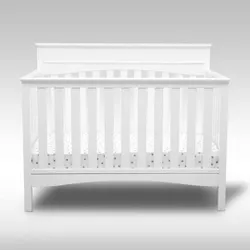 Delta Children Skylar 6-in-1 Convertible Crib - Bianca White