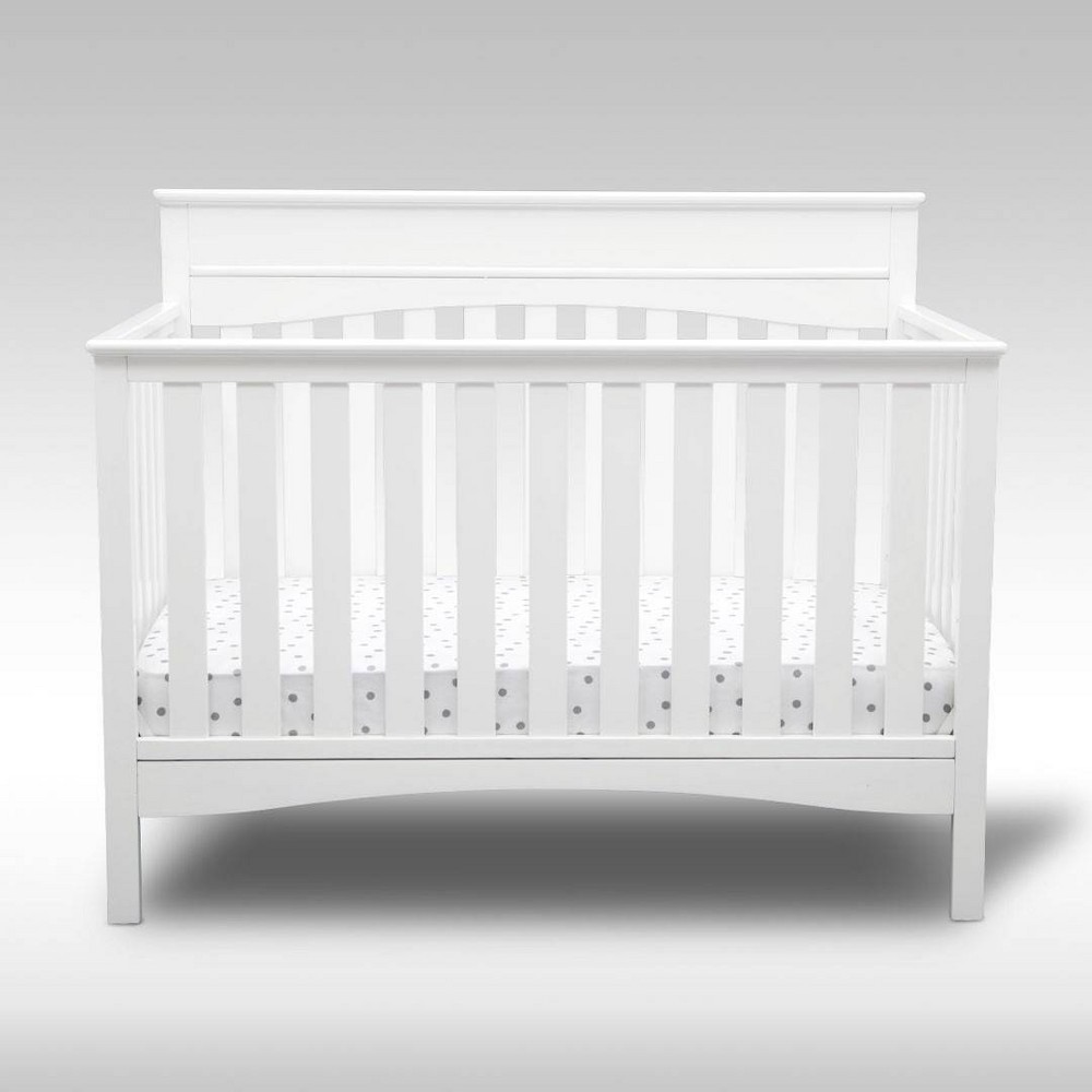 Photos - Kids Furniture Delta Children Skylar 6-in-1 Convertible Crib - Bianca White