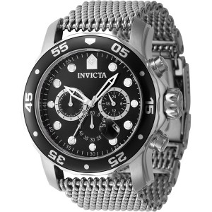 Invicta 47236 Men's Pro Diver Chronograph Black Dial Steel Watch - 1 of 2