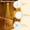 Ollny 170 LED Warm White Christmas Tree Lights For Light Show (8 Modes, IP65 Waterproof, Clear Wire, Plug In) - 3 of 4